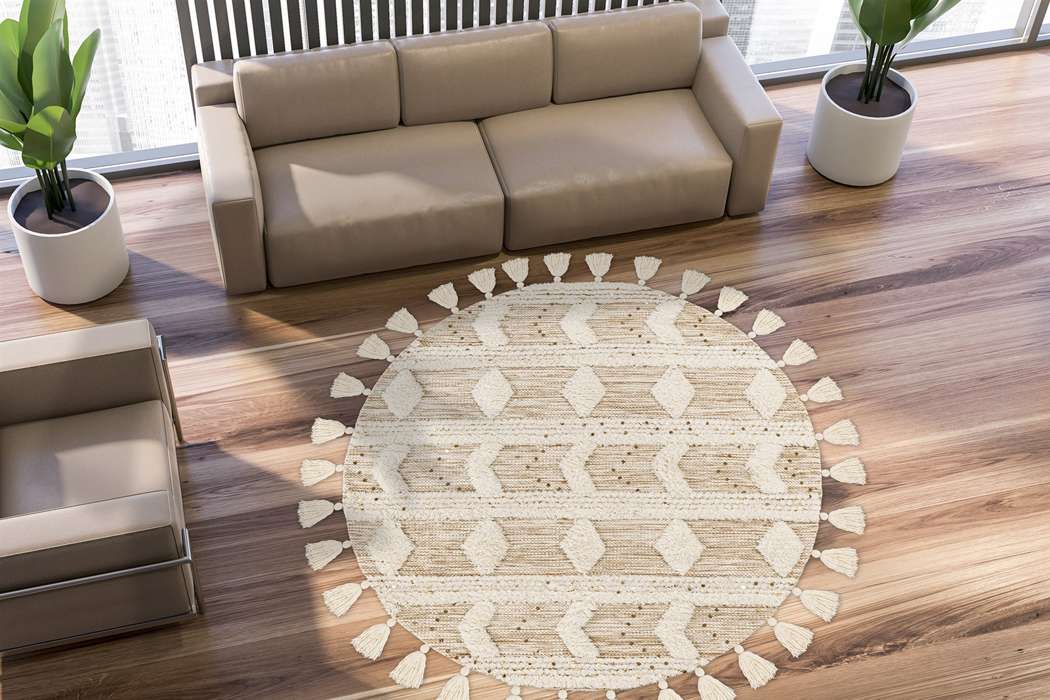 Bohist 425 creme/khaki 160cm - Afbeelding 2