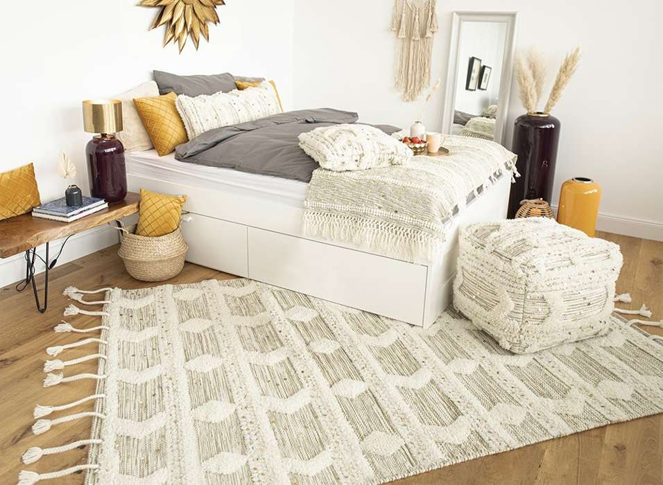 Bohist 425 creme/khaki 160x230cm - Afbeelding 2