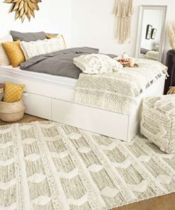Alternative view of Bohist 425 creme/khaki 200x290cm