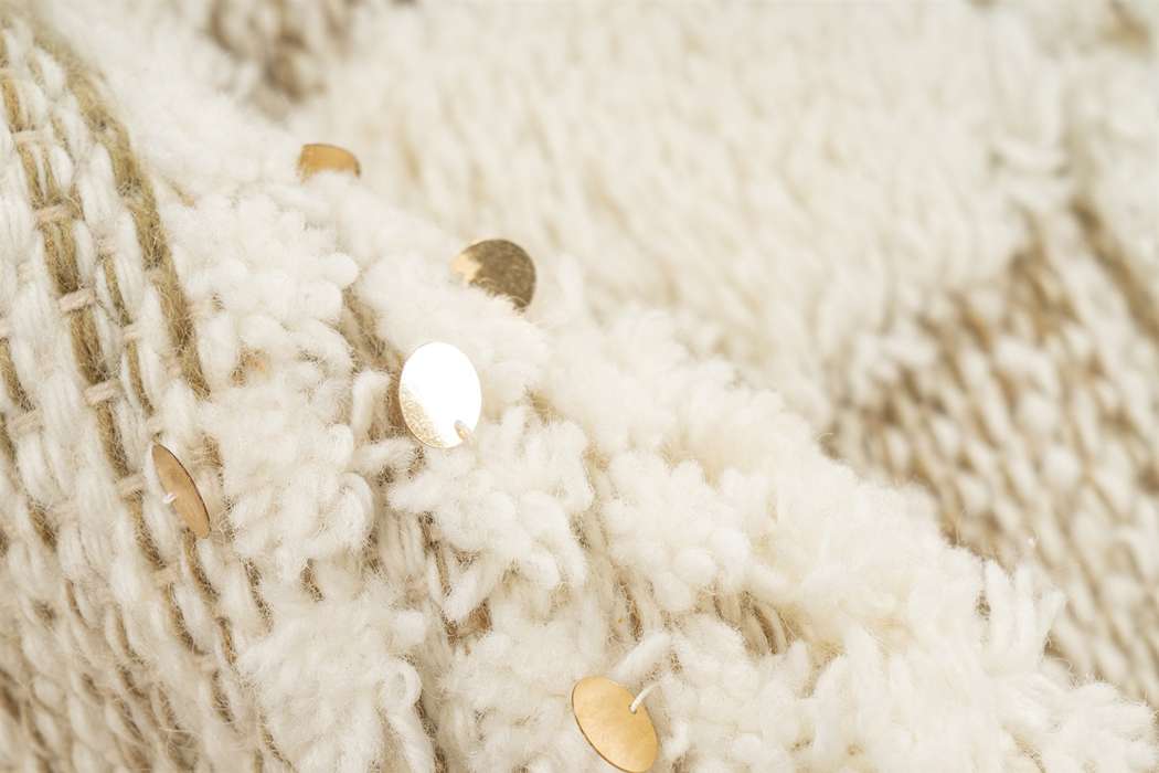 Bohist 425 creme/khaki i 80x150cm - Afbeelding 3