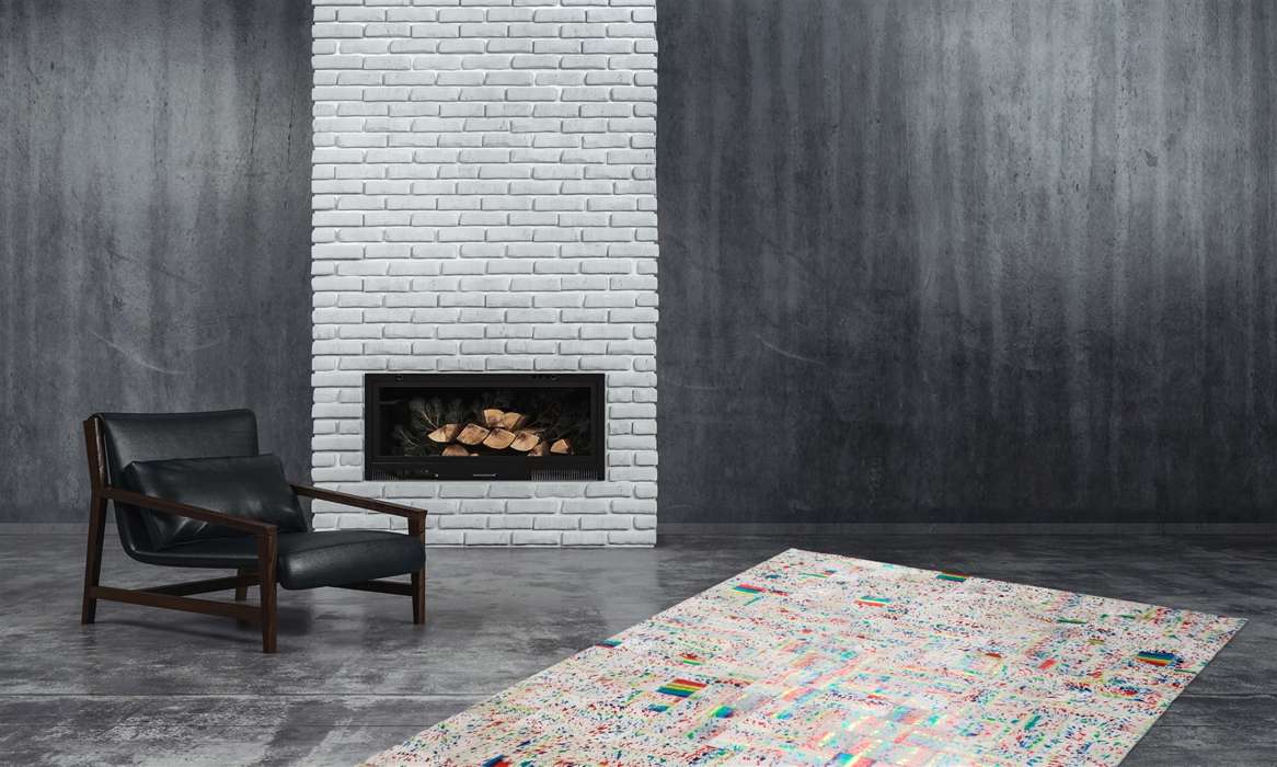 Rocket 310 ivoor/multi 80x150cm - Afbeelding 2