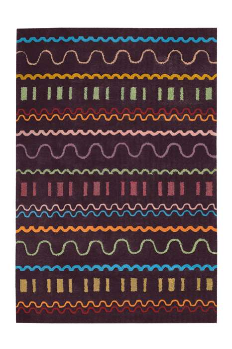 Spirit 3085 multi/paars 170x240cm