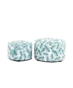 Hocker Indira 110 set van 2 Flower