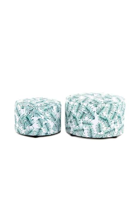 Hocker Indira 110 set van 2 Flower