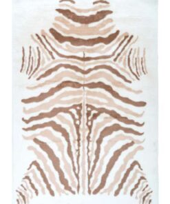 Rabbit Animal 400 ivoor/taupe/wit 160x230cm