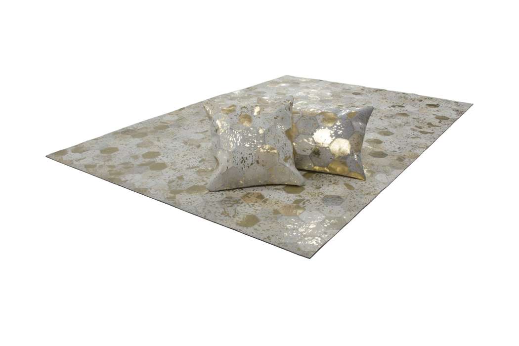 Spark Pillow 210 ivory / gold 40cm x 60cm - Afbeelding 3