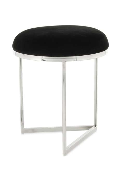 Hocker Wynona 325 zwart / Silber