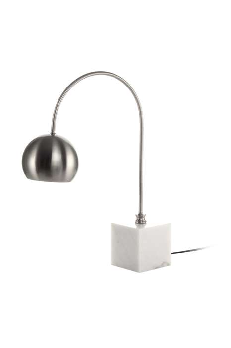 Tafellamp Bella 125 zilver/wit