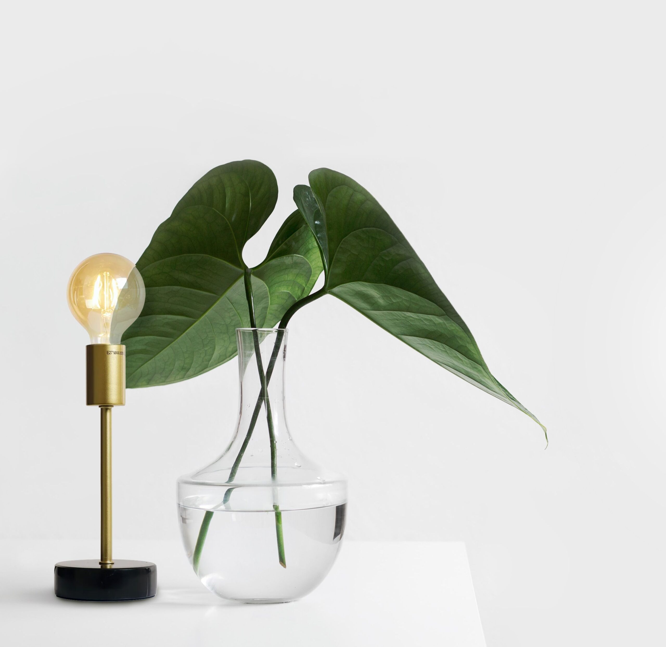 Table lamp Finland, gold, black marble - Afbeelding 4