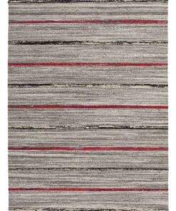 Evita 100 naturel/rood 80x150cm
