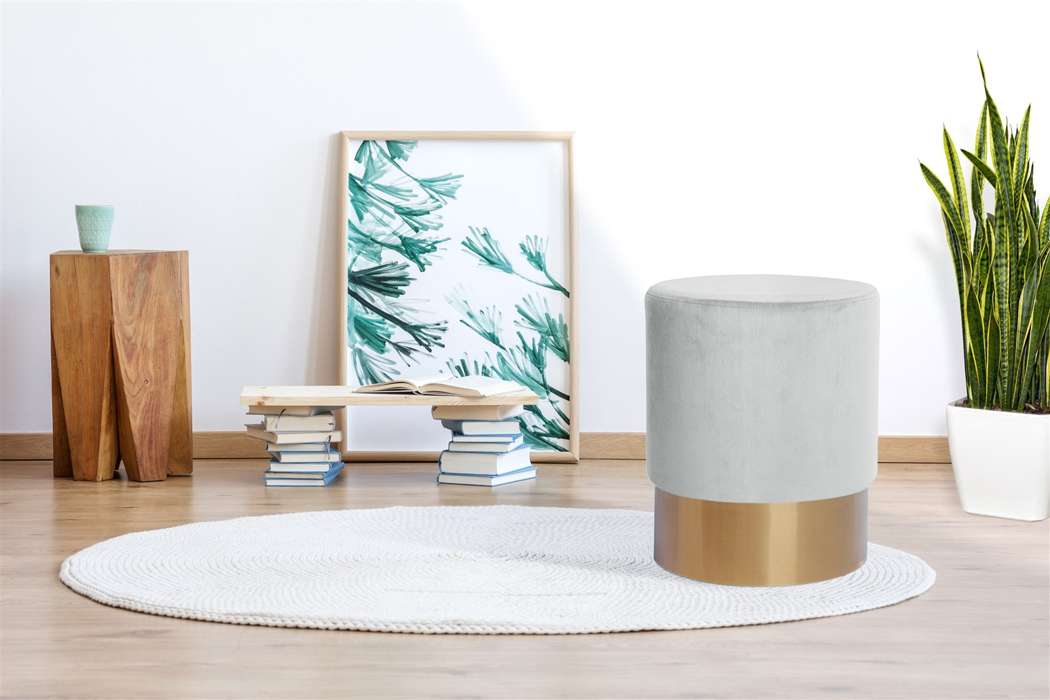 Hocker Nano 110 wit / mintgroen - Afbeelding 2