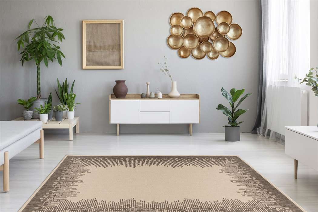 Splash 900 creme/Bruin 200cm x 290cm - Afbeelding 2