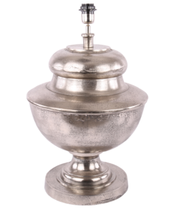 Tafellamp Casina L design 2 ruw nickel