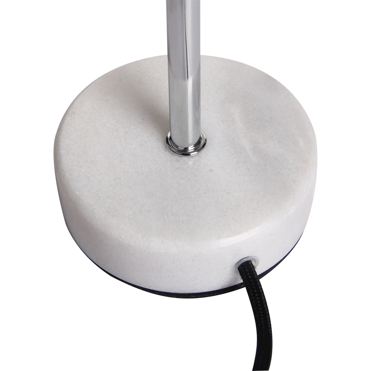 Table lamp Finland, chrome, white marble - Afbeelding 3