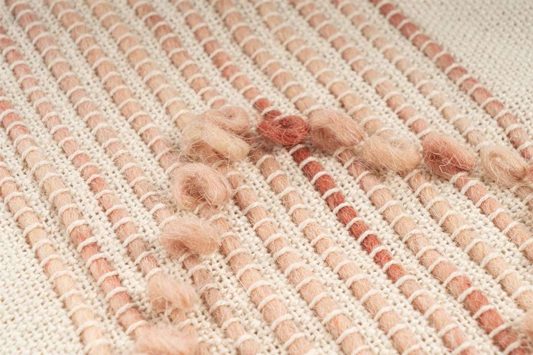 Blanket Bohist 225 Pink / Cream - Afbeelding 4