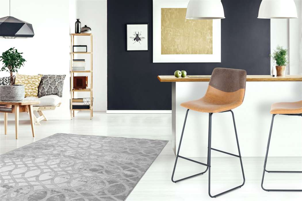 Barstool Kylie set 2 dark brown/brown - Afbeelding 2