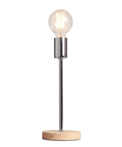 Table lamp Norway, L chrome
