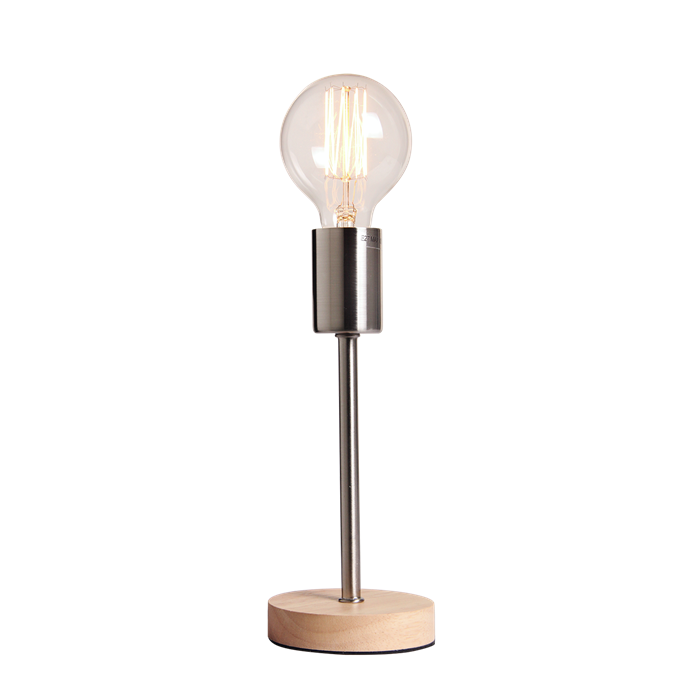 Table lamp Norway, S nickel satin