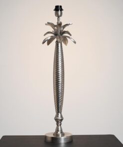 Table lamp Aberto L, raw nickel