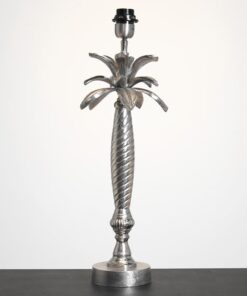 Table lamp Aberto S, raw nickel