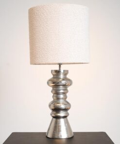 Alternative view of Table lamp Bruno L, raw nickel