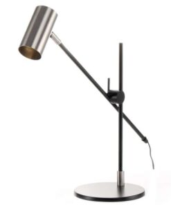 Tafellamp Target 125 zilver/zwart