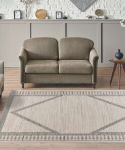 Alternative view of Gene 325 beige/blauw 120x170cm