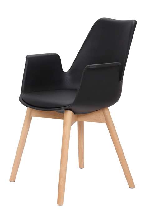 Chair Chaplin 110 set of 2 black