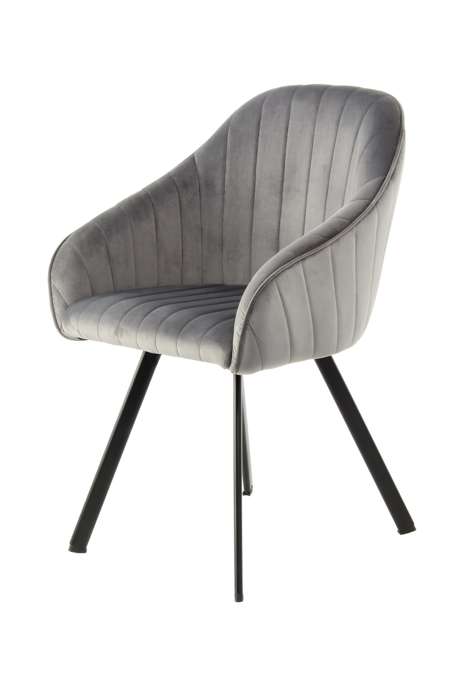 Jodie 125 chair set of 2 dark gray