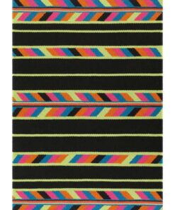 Craft 8053 multi/zwart 140x200cm