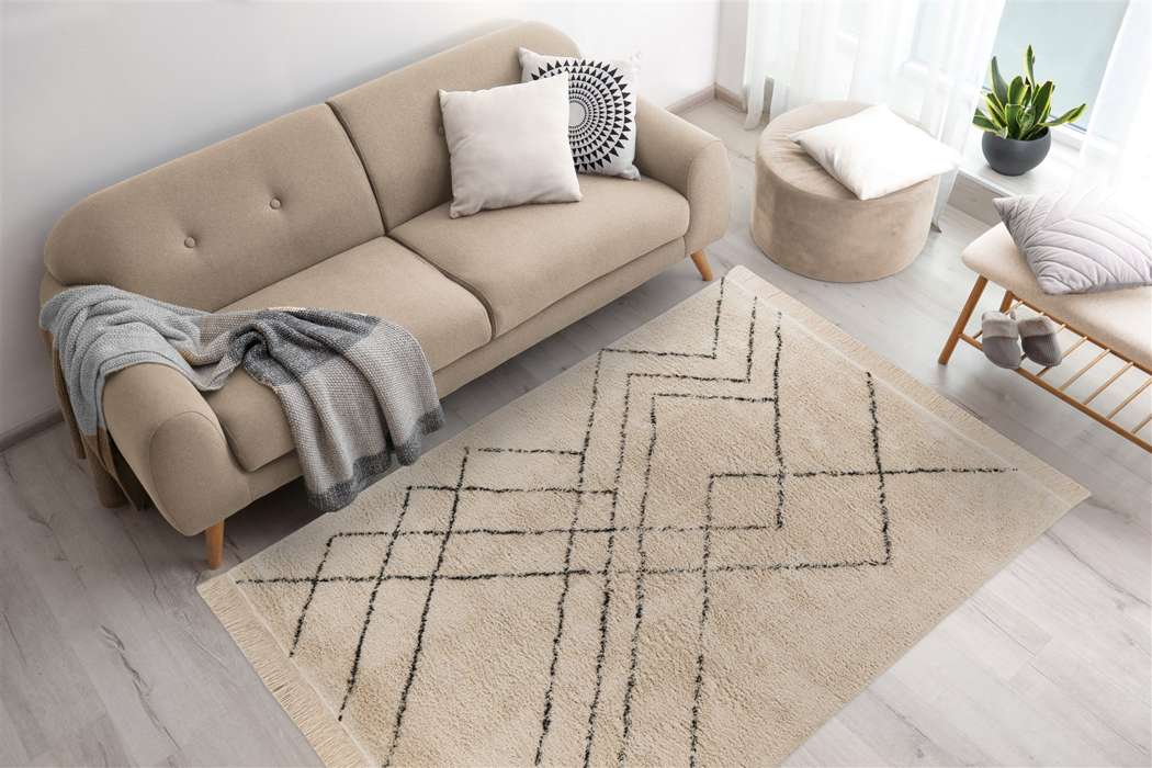 Mylen 625 creme/zwart 160x230cm - Afbeelding 2