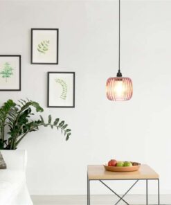 Alternative view of Hanglamp Claudia 125 paars