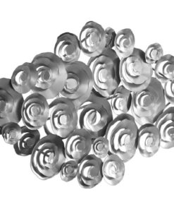 Wanddeko Domizil 225 zilver
