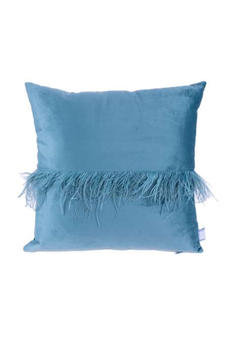 Decorative cushion & blanket Palmira 225 set of 2 aqua - Afbeelding 2