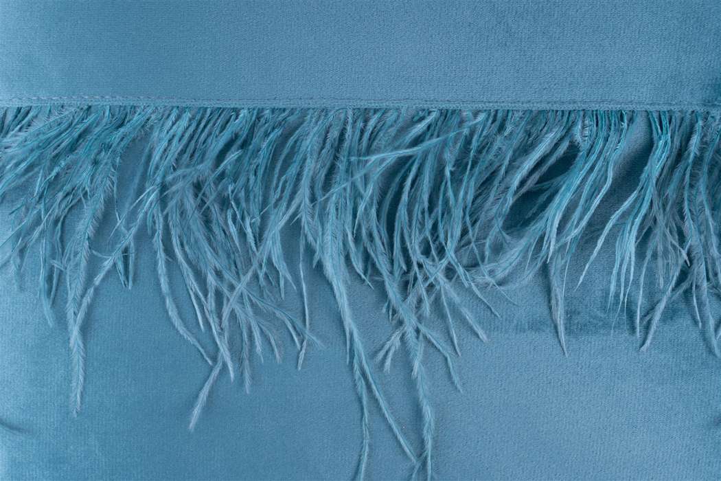Decorative cushion & blanket Palmira 225 set of 2 aqua - Afbeelding 4