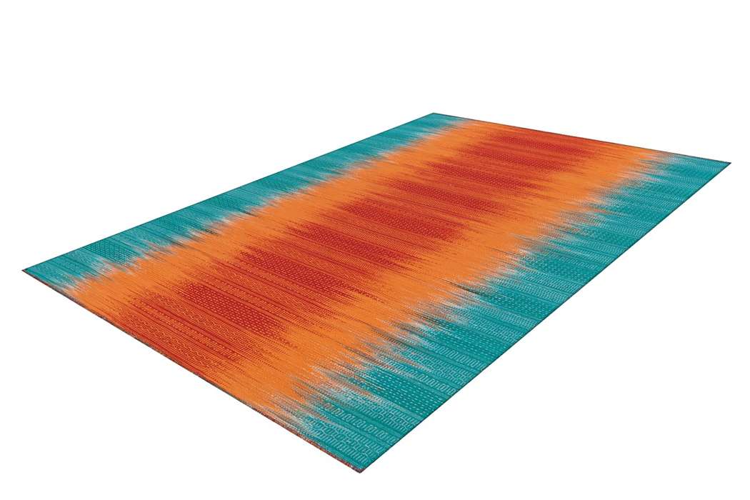 Sunset 8070 oranje/blauw 140x200cm - Afbeelding 4