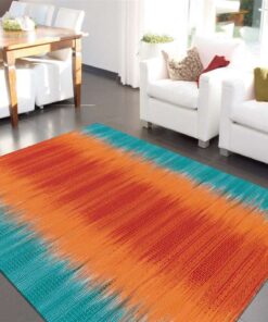 Alternative view of Sunset 8070 oranje/blauw 90x160cm