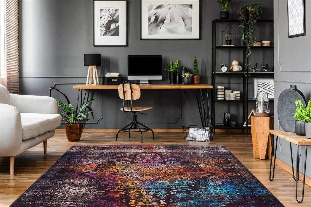 Galaxy 400 multi/bruin 80x150cm - Afbeelding 2
