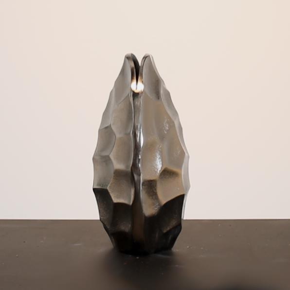 Vase Calori small raw nickel - Afbeelding 2