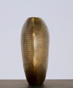 Alternative view of Vase Firenze L brass