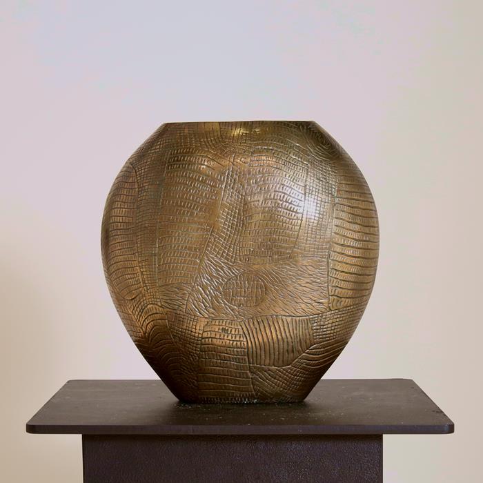 Vase Firenze L brass