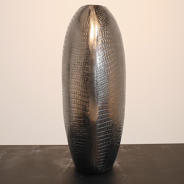 Vase Firenze large rough nickel - Afbeelding 2