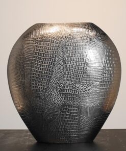 Vase Firenze large rough nickel