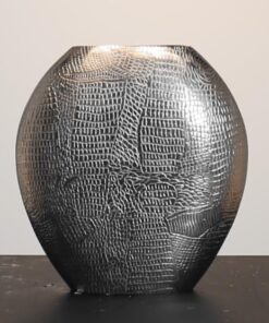 Vase Firenze small raw nickel