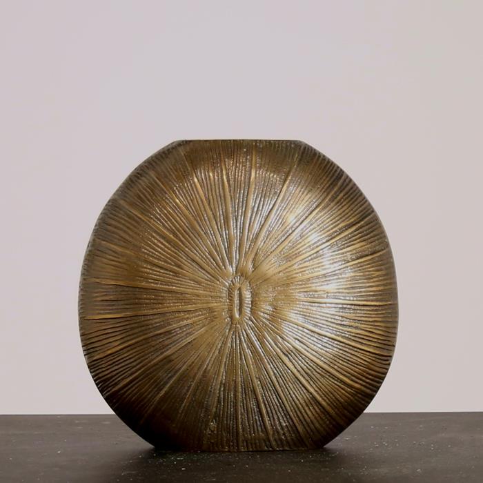 Vase Livorno medium brass