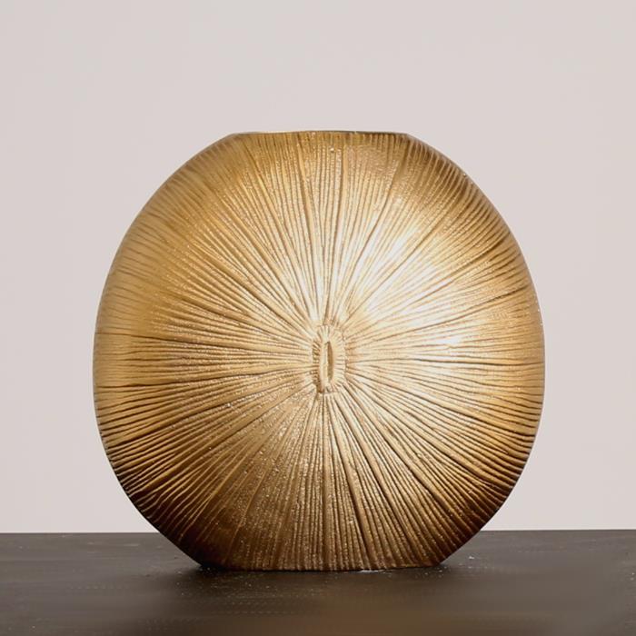 Vase Livorno medium gold