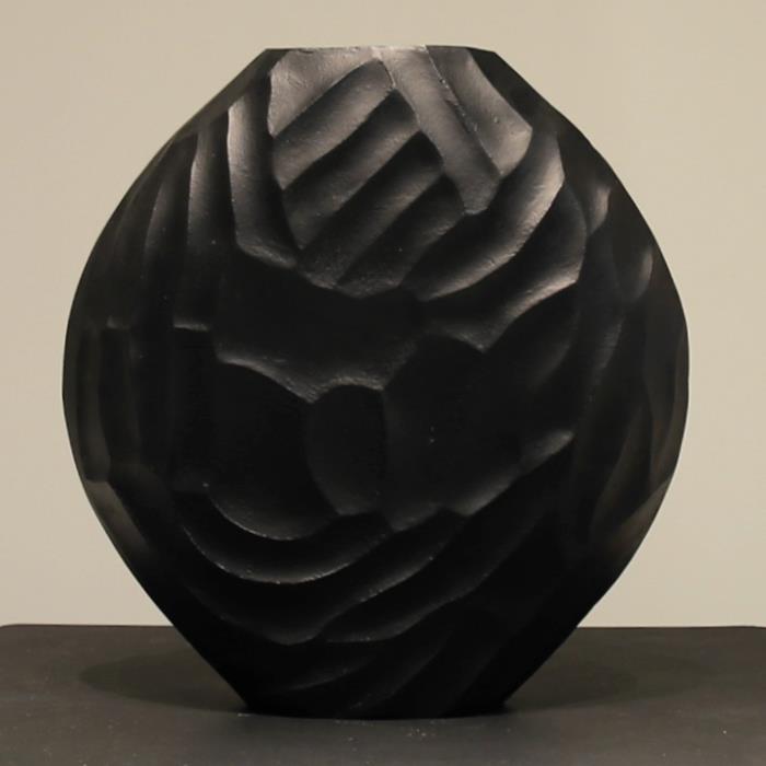 Vase Loreto medium black