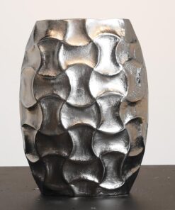 Vase Manchi small raw nickel
