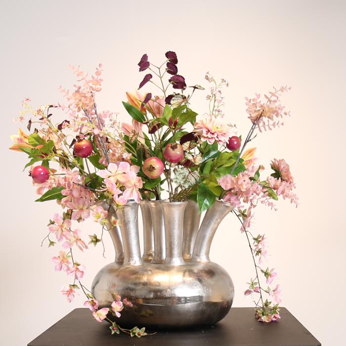 Vase Prato L nickel - Afbeelding 2