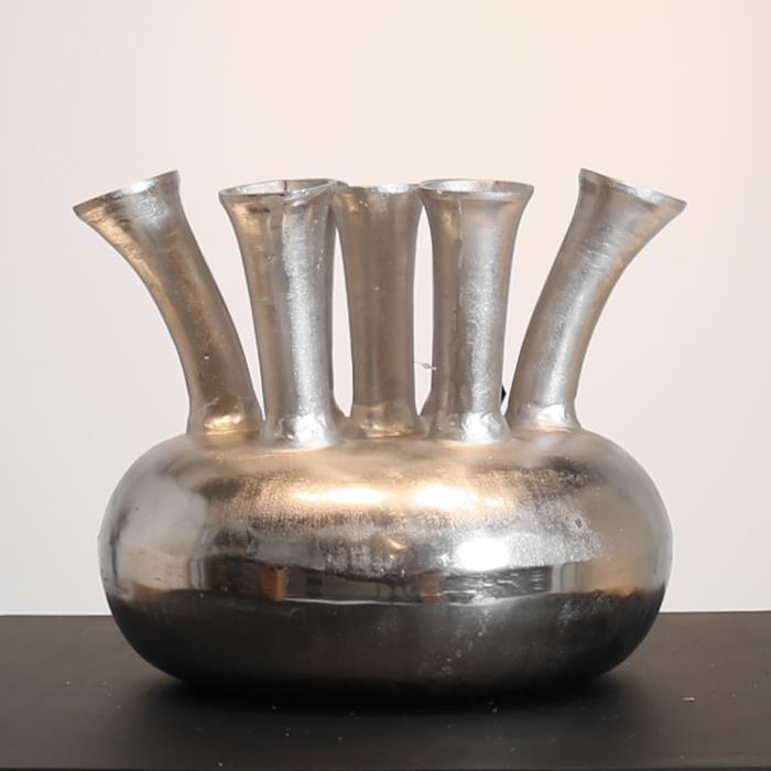 Vase Prato L nickel